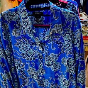 Chaps blouse I bought but to big.